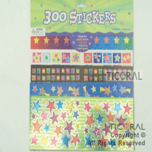 STICKER ESTRELLAS (300UNID) HS5283-2 x 12